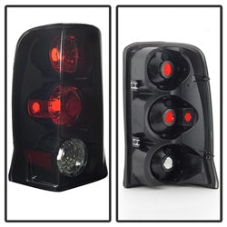 Spyder Cadillac Escalade 02-06 Black Smoke Euro Style Tail Lights
