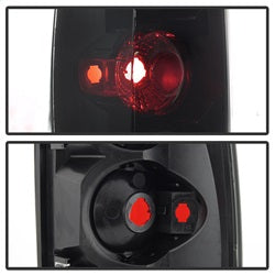 Spyder Cadillac Escalade 02-06 Black Smoke Euro Style Tail Lights