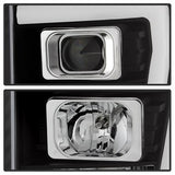 Spyder Signature Ford F-250 Super Duty/F-350 Super Duty/F-450 Super Duty 11-16 Light Bar DRL Projector Headlights Version 2 Black