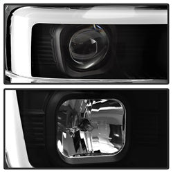 Spyder Signature Ford F-250 Super Duty/F-350 Super Duty/F-450 Super Duty 08-10 Light Bar DRL Projector Headlights Version 2 Black