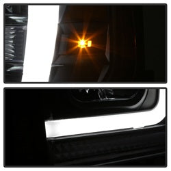 Spyder Signature Ford F-250 Super Duty/F-350 Super Duty/F-450 Super Duty 08-10 Light Bar DRL Projector Headlights Version 2 Black
