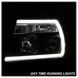 Spyder Signature Ford F-150/F-150 Heritage 04-08 Light Bar Projector Headlights Black