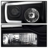 Spyder Signature Ford F-250 Super Duty/F-350 Super Duty/F-450 Super Duty 05-07 Light Bar Projector Headlights Black