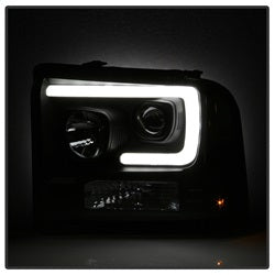 Spyder Signature Ford F-250 Super Duty/F-350 Super Duty/F-450 Super Duty 05-07 Light Bar Projector Headlights Black