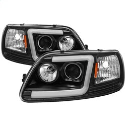 Spyder Signature Ford Expedition/F-150 97-02 Light Bar Projector Headlights Black