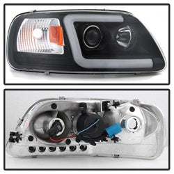 Spyder Signature Ford Expedition/F-150 97-02 Light Bar Projector Headlights Black