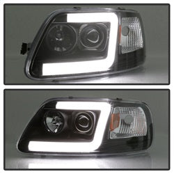Spyder Signature Ford Expedition/F-150 97-02 Light Bar Projector Headlights Black