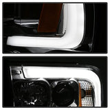 Spyder Signature Dodge Ram 1500/Ram 2500/Ram 3500 02-05 Light Bar DRL Projector Headlights Version 2 Chrome