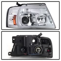 Spyder Signature Ford F-150/F-150 Heritage 04-08 Light Bar Projector Headlights Chrome