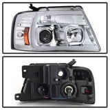 Spyder Signature Ford F-150/F-150 Heritage 04-08 Light Bar Projector Headlights Chrome