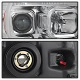 Spyder Signature Ford F-150/F-150 Heritage 04-08 Light Bar Projector Headlights Chrome