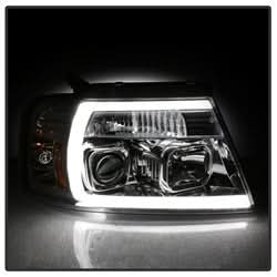 Spyder Signature Ford F-150/F-150 Heritage 04-08 Light Bar Projector Headlights Chrome