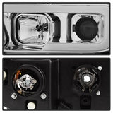 Spyder Signature Toyota Sequoia/Tundra 08-13 Light Bar DRL Projector Headlights Version 2 Chrome