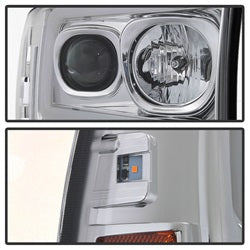Spyder Signature Ford Excursion/F-250 Super Duty 00-04 Light Bar Projector Headlights 1 pc. Chrome