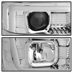Spyder Signature Ford F-250 Super Duty/F-350 Super Duty/F-450 Super Duty 08-10 Light Bar DRL Projector Headlights Version 2 Chrome