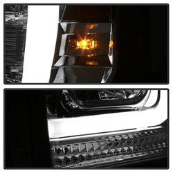 Spyder Signature Ford F-250 Super Duty/F-350 Super Duty/F-450 Super Duty 08-10 Light Bar DRL Projector Headlights Version 2 Chrome