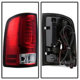 Spyder GMC Sierra 1500/Sierra 2500 HD/Sierra 3500 HD 07-13 Version 2 Light Bar LED Tail Lights Red Clear