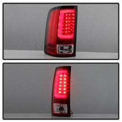Spyder GMC Sierra 1500/Sierra 2500 HD/Sierra 3500 HD 07-13 Version 2 Light Bar LED Tail Lights Red Clear