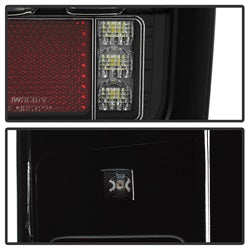 Spyder Jeep Wrangler (JK JKU) 07-18 Version 2 Light Bar Sequential Turn Signal LED Tail Lights - Black
