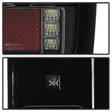 Spyder Jeep Wrangler (JK JKU) 07-18 Version 2 Light Bar Sequential Turn Signal LED Tail Lights - Black