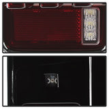 Spyder Jeep Wrangler (JK JKU) 07-18 Version 2 Light Bar Sequential Turn Signal LED Tail Lights - Red Clear