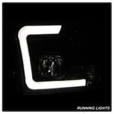 Spyder Dodge Ram 1500 09-18 / Ram 2500/3500 10-19 Version 2 Projector Headlights - Halogen Model Only - Light Bar DRL -  Black