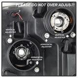 Spyder Dodge Ram 1500 09-18 / Ram 2500/3500 10-19 Version 2 Projector Headlights - Halogen Model Only - Light Bar DRL -  Black