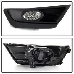 Spyder Honda CR-V 17-18 w/Cover And Switch OEM Fog Lights Clear