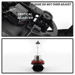 Spyder Honda CR-V 17-18 w/Cover And Switch OEM Fog Lights Clear