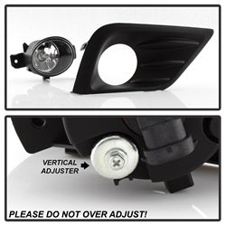 Spyder Nissan Altima 16-17 w/Switch OEM Fog Lights Clear