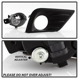 Spyder Nissan Altima 16-17 w/Switch OEM Fog Lights Clear
