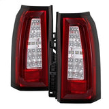 Spyder Chevrolet Suburban 1500/Suburban 3500 HD/Tahoe 15-17 Light Bar LED Tail Lights Red Clear