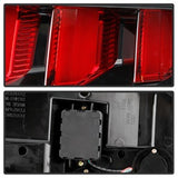 Spyder Ford Mustang 10-12 Red Light Bar LED Tail Lights w/Sequential Turn Signal Black
