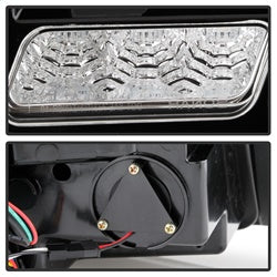 Spyder Ford Mustang 10-12 Red Light Bar LED Tail Lights w/Sequential Turn Signal Black