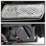 Spyder Ford Mustang 10-12 Red Light Bar LED Tail Lights w/Sequential Turn Signal Black