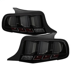 Spyder Ford Mustang 10-12 Light Bar LED Tail Lights w/Sequential Turn Signal Smoke