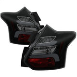 Spyder Ford Focus 12-14 Black Smoke LED Tail Lights
