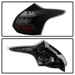 Spyder Ford Focus 12-14 Black Smoke LED Tail Lights
