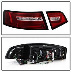 Spyder Audi A6 09-12 Red Clear LED Tail Lights