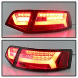 Spyder Audi A6 09-12 Red Clear LED Tail Lights