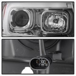 Spyder Signature Jeep Grand Cherokee 99-04 Version 2 Projector Headlights Light Bar Chrome