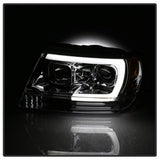 Spyder Signature Jeep Grand Cherokee 99-04 Version 2 Projector Headlights Light Bar Chrome