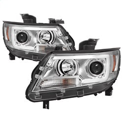 Spyder Signature Chevrolet Colorado 15-17 Light Bar Projector Headlights Chrome