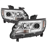 Spyder Signature Chevrolet Colorado 15-17 Light Bar Projector Headlights Chrome