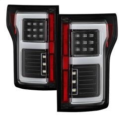 Spyder Ford F-150 15-18 Light Bar LED Tail Lights Compatible w/Rear Blind Spot Sensor Only Black