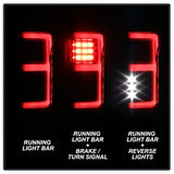 Spyder Ford F-150 15-18 Light Bar LED Tail Lights Compatible w/Rear Blind Spot Sensor Only Black