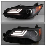 Spyder Signature Toyota Camry 15-17 Black Projector Headlights