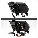 Spyder Ford Mustang 2010-2014 Halogen Model only (Does Not Fit HID Model) Light Bar Projector Headlights - LED Sequential Turn Signals - Black