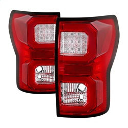 Spyder Toyota Tundra 07-13 Version 2 Light Bar LED Tail Lights Red Clear