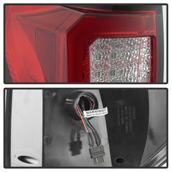 Spyder Toyota Tundra 07-13 Version 2 Light Bar LED Tail Lights Red Clear